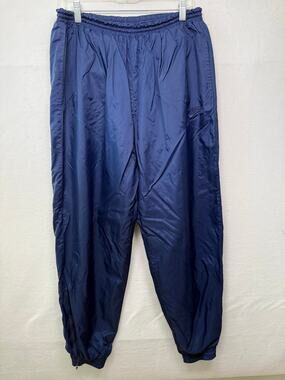 Nike Vintage Lined Nylon Track Pants, Jogger, Windbreaker, Size Large